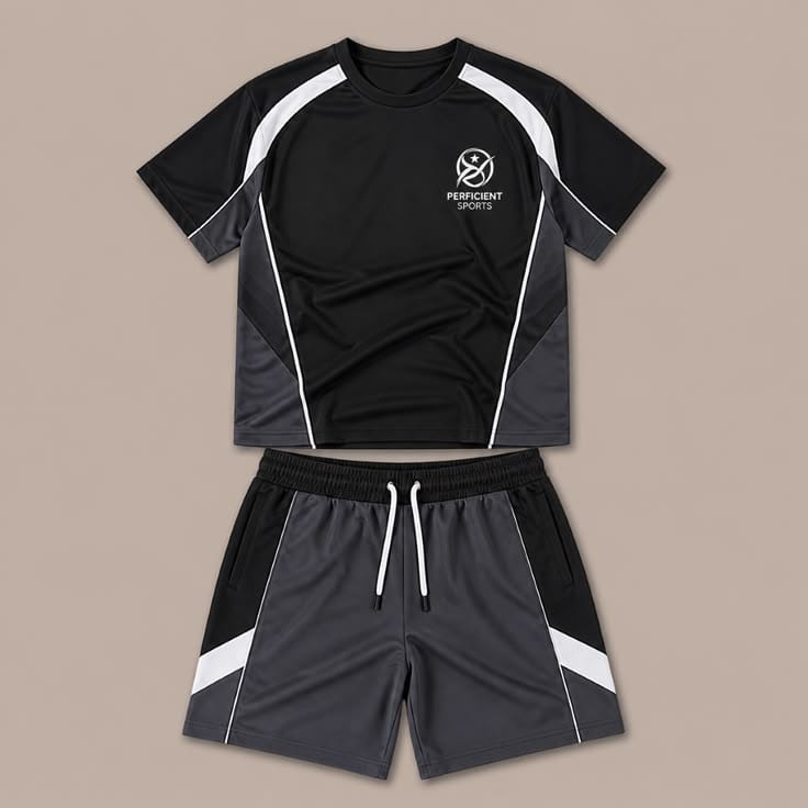Sports jersey and shorts